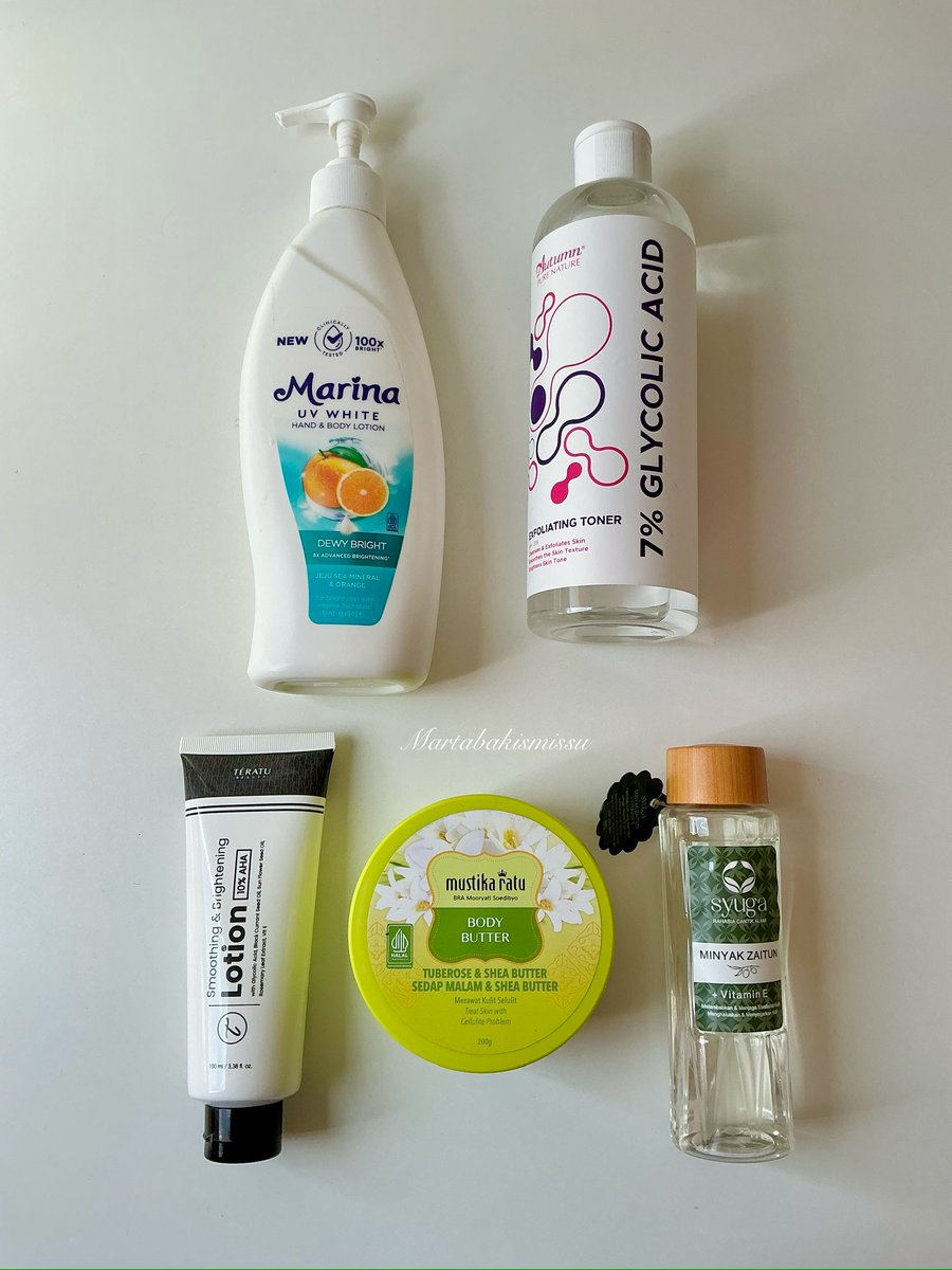 martabakismissu's tweet image. Say no more to kulit kusam.. ga harus pakai produk BODYCARE mahal, asal konsisten ✨️👌