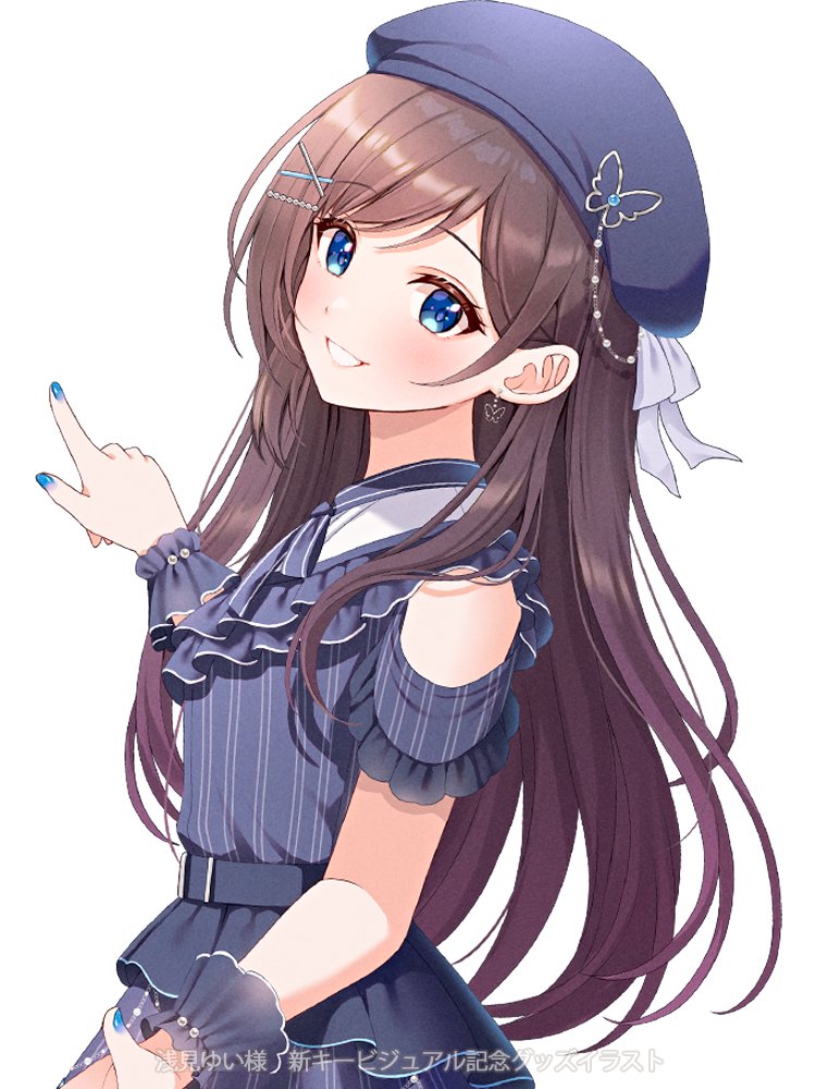 遅くなりましたが、浅見ゆい様(#y_asm)の新KV記念グッズイラストを2点担当させて頂いております✨ 