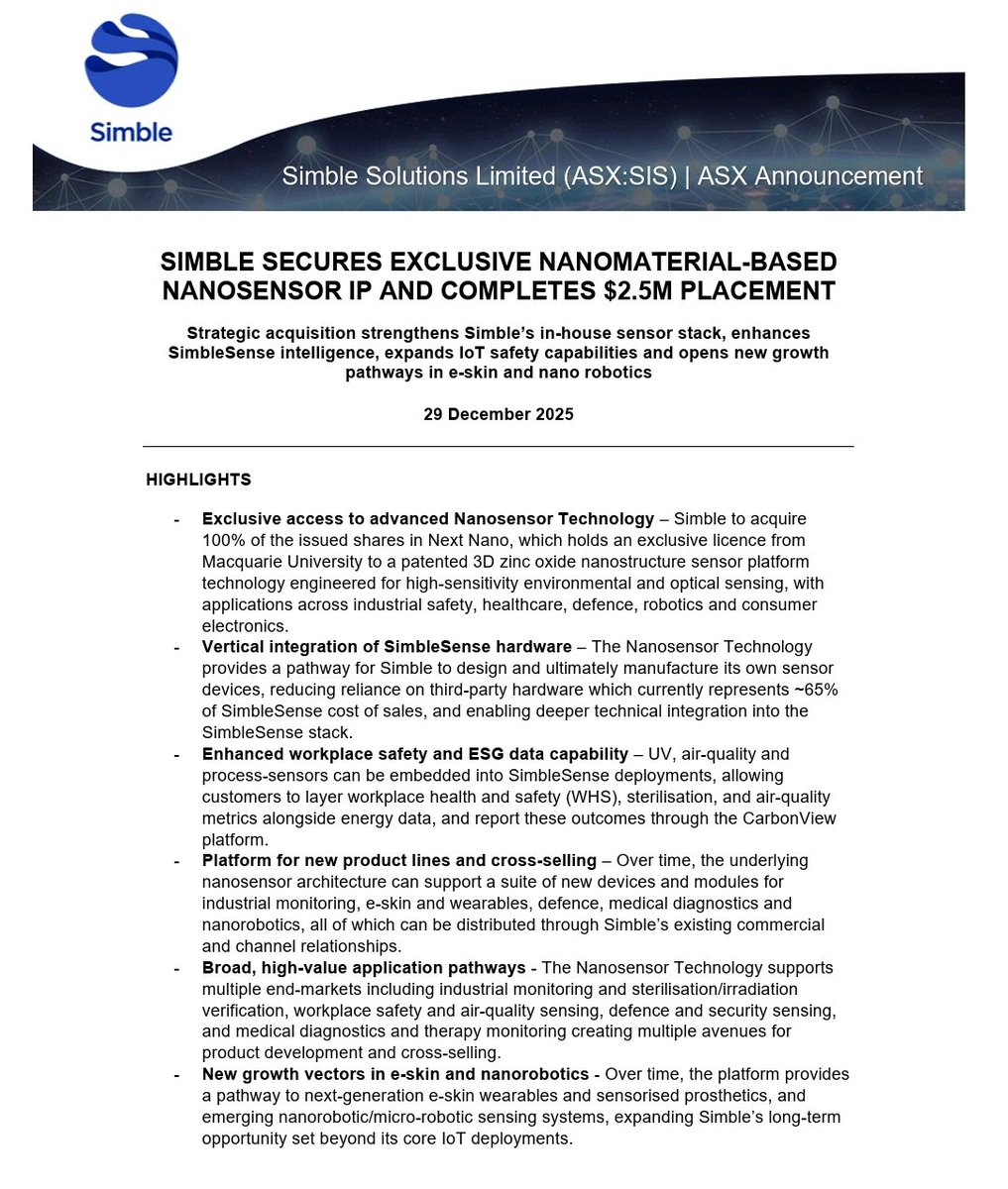 YellowStripeASX's tweet image. #1AD $11M MC💥
YDAY 67% UP⏫
TODAY 40% UP⏫

#1AD signed CAR-T collaboration agreement with Shanghai Cell Therapy Group Co Ltd

$SIS $9M MC💥
$SIS SECURED EXCLUSIVE NANOMATERIAL-BASED NANOSENSOR IP from Macquarie Uni

Both should go a lot higher with news IMO💥
#AN1 &amp;amp; $SKN NEXT?