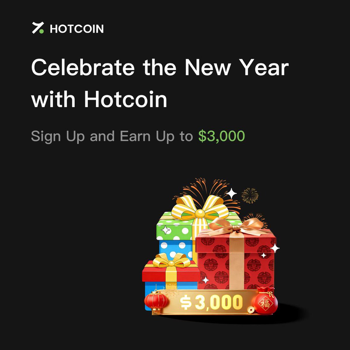 HotcoinGlobal's tweet photo. 🎉Celebrate the New Year with Hotcoin — Sign Up and Earn Up to $3,000🎁

1️⃣ Sign up for the New User Exclusive Bonus — Get $10, Share 25,000 USDT
2️⃣ Join the Deposit Challenge — Win Up to $3,000 per User
3️⃣ Make Your First Futures Trade — Share 60,000 USDT and Enjoy VIP Trial Benefits

📅 Event Duration: January 6, 18:00 – January 16, 18:00 (UTC+8)
#Hotcoin #FuturesTrading #Airdrop #Crypto #Reward #NewYear #VIP #Registration