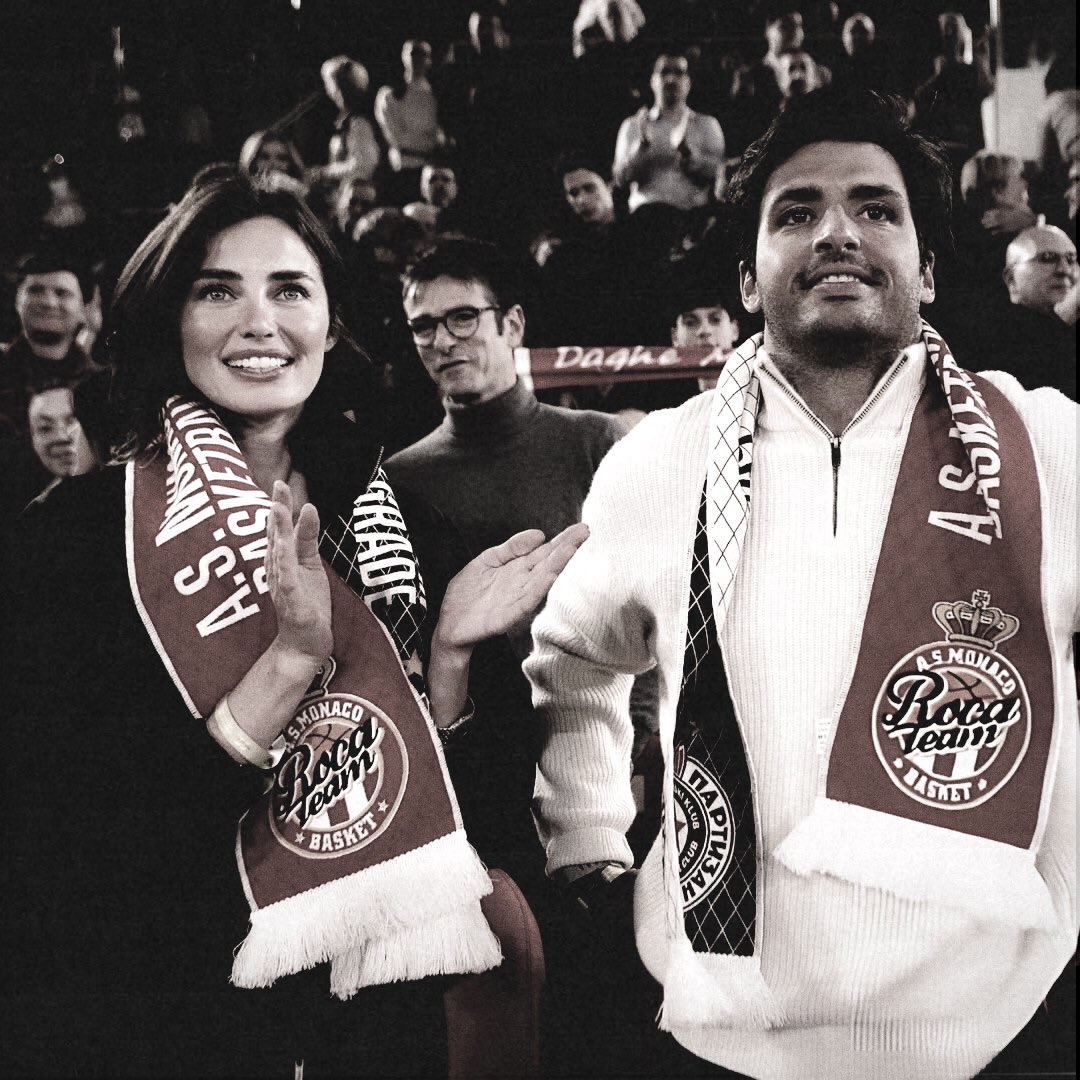 Redbcca's tweet image. An evening in Monaco, EuroLeague on the screen, and @carlossaeinz by my side. Simple moments done right.