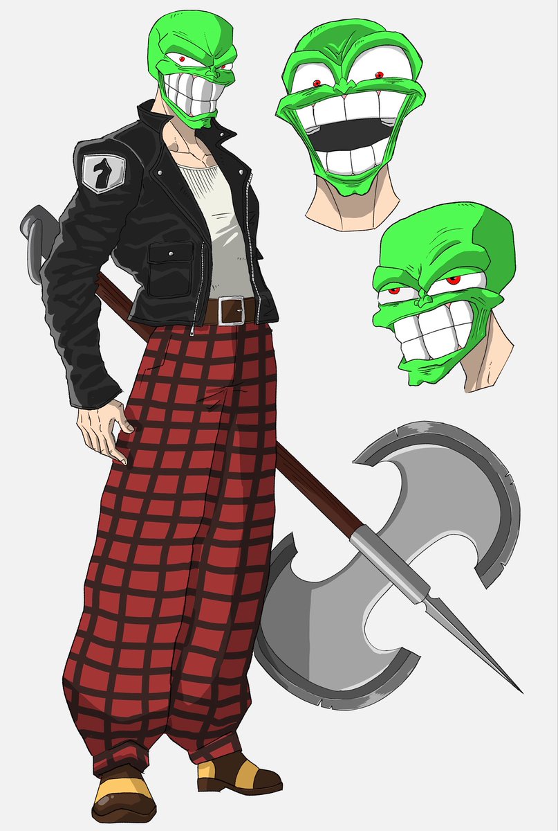 clowns3112's tweet image. 原作版ザ・マスク描きました！！
#TheMask