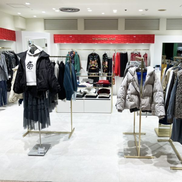 ヴィヴィアンタム シフォンヴェールに包まれたコート レース装飾 vivienne tam