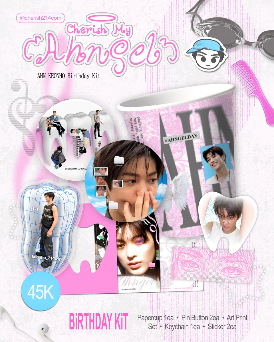 cherish214com's tweet image. ▫️𝗖𝗛𝗘𝗥𝗜𝗦𝗛 𝗠𝗬 (𝗔𝗛𝗡)𝗚𝗘𝗟 Birthday Kit Pre-Order▫️

𝗣𝗿𝗲-𝗼𝗿𝗱𝗲𝗿: 𝟳 - 𝟭𝟯 𝗝𝗮𝗻𝘂𝗮𝗿𝘆

🦷 𝟰𝟱.𝟬𝟬𝟬 / Kit
Order form: bit.ly/214kit
▫️Available for pick up &amp;amp; mail order

( 𝘓𝘪𝘬𝘦 𝘢𝘯𝘥 𝘳𝘦𝘱𝘰𝘴𝘵 𝘢𝘳𝘦 𝘢𝘱𝘱𝘳𝘦𝘤𝘪𝘢𝘵𝘦𝘥 )
#AHNGELDAY