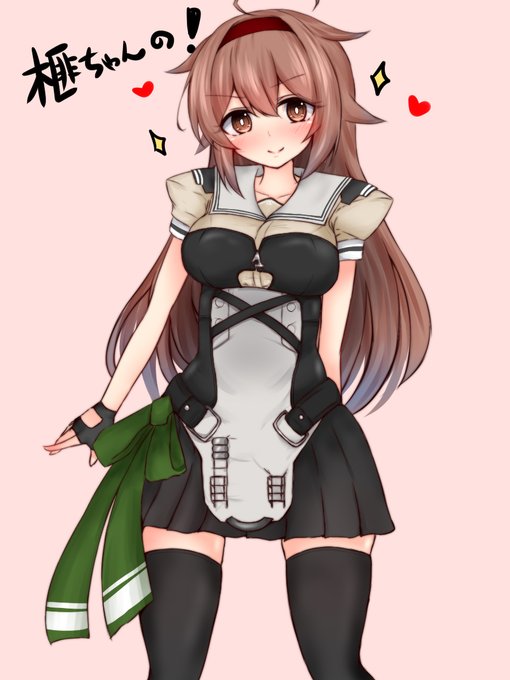 中期松型制服つゆさん 年明けてずっと描いてました 前に榧ちゃんが白ビキニになってた伏線だったんですね、えぇ…