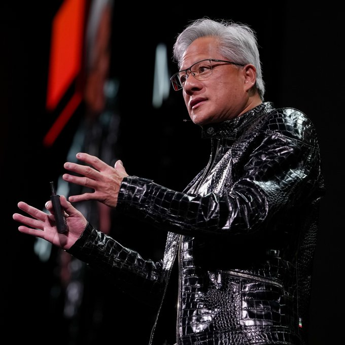 CanopyWave_CW's tweet image. At CES 2026, Jensen Huang said DeepSeek R1 “shocked the world,” showing how open‑source models are rapidly closing the gap with frontier AI. He noted that open models are accelerating global innovation, with DeepSeek‑V3.2, Kimi K2, and Qwen highlighted as examples of this…