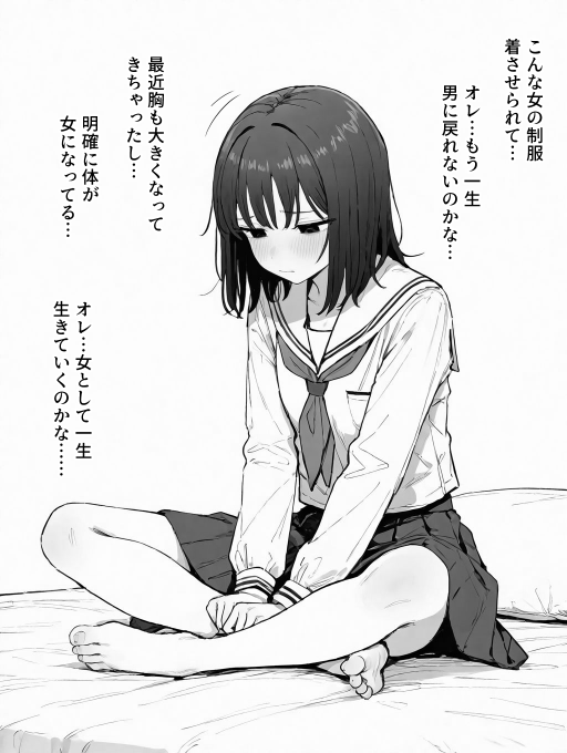 女体化男子の憂鬱