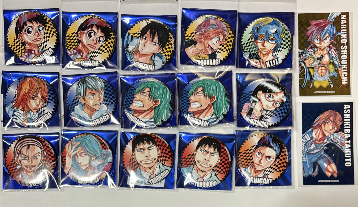 弱虫ペダル グッズ譲渡 交換 or 譲渡】弱虫ペダル 秋田書店 缶バッジ