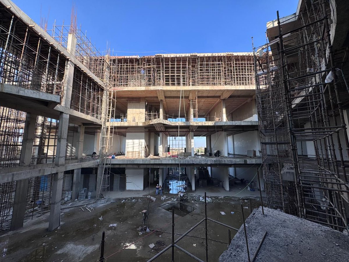 India's first Ekta Mall nearing completion.

Under Construction; Unity Mall at Ujjain, Madhya Pradesh.

Civil: UCEL
Cost: ₹203 cr
Ar: 9square

Central govt. is constructing 27 such Ekta Malls worth ₹5,000 cr across India to promote ODOP, Handicraft and other local products.