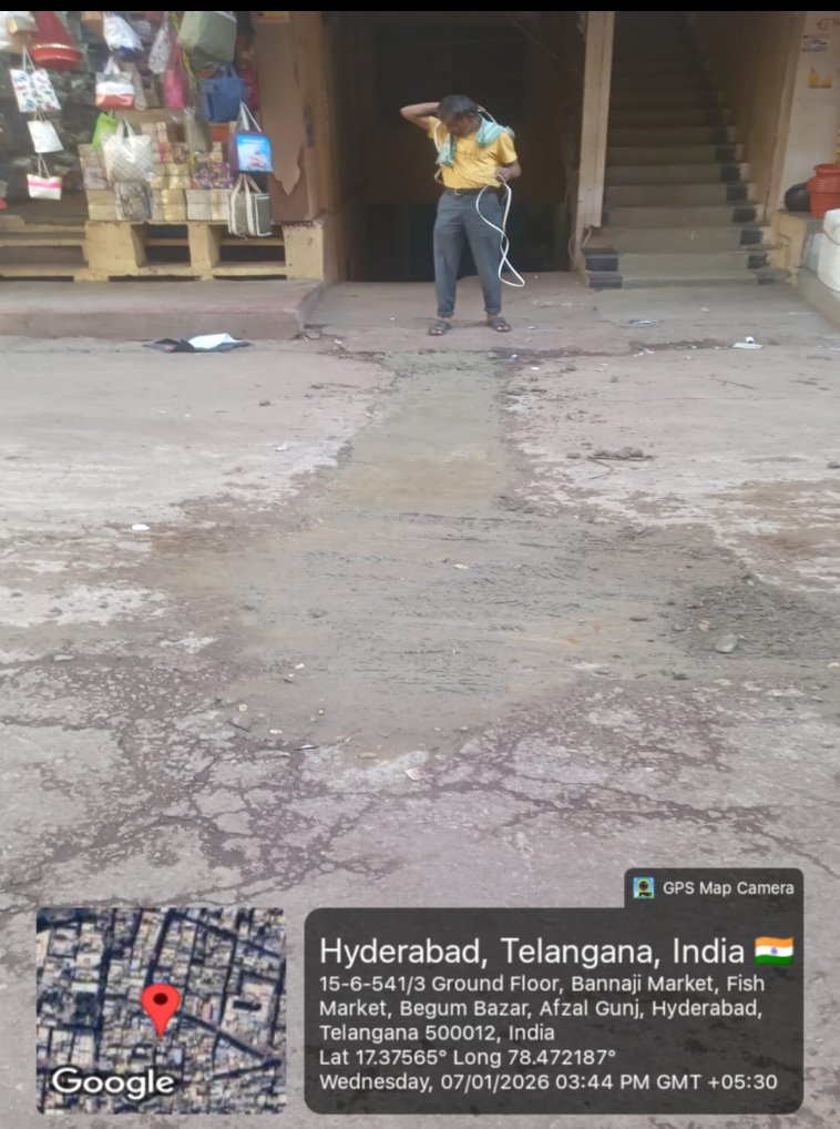 AE_mangalhat's tweet photo. @Vishnu02362189 @GHMCOnline Dear citizen,Attended the restoration of road cutting . https://t.co/73QQMGo3J8