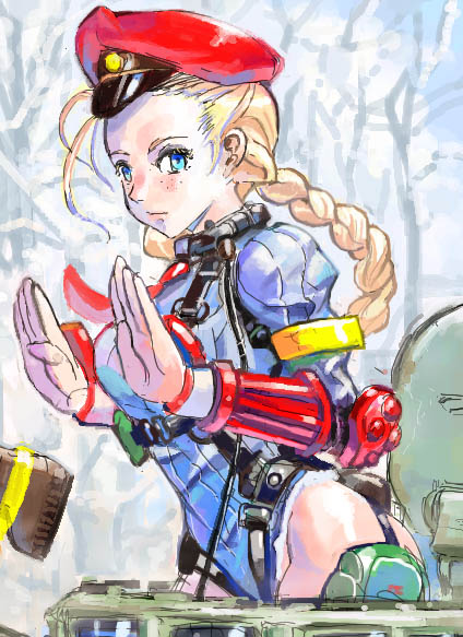 軍事演習で撃破判定を受けたシャドルー時代のキャミィ 