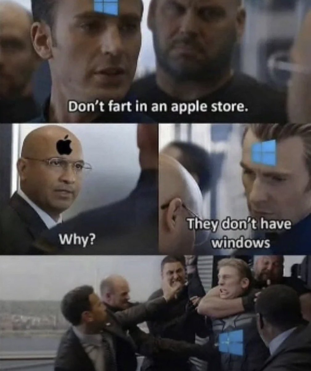 RetroWorldNews's tweet photo. Donβt Fart In An Apple Store
#AppleStore #AppleLovers #TechHeaven #GadgetGoals #iPhoneAddict #MacMagic #AppleExperience #TechTrends #GeniusBar #AppleCommunity #iOSInnovation #ShopApple #TechSavvy #AppleFanatics #SmartShopping #AppleProducts #TechLifestyle #AppleObsessed #Gadget https://t.co/EP6MllbN7I