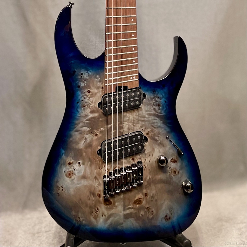 マルチスケール、ファンフレットを採用したIbanez RGMS7PBが再入荷致し