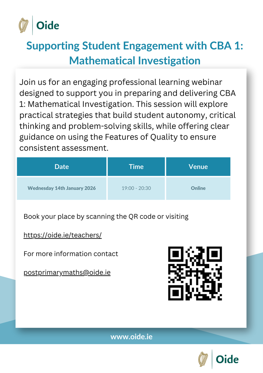 Oide Mathematics Post-Primary tweet media