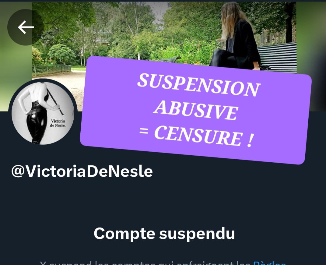 neslebis's tweet photo. @VictoriaDeNesle ⚠️ SUIVEZ mon Compte de SECOURS Victoria de Nesle BIS ! 
➡️ Ou sur les réseaux sans censure Bluesk¥ ou Fetl¡fe ! Et évidemment sur Inst@ 🥰 https://t.co/szz2ORQM1a