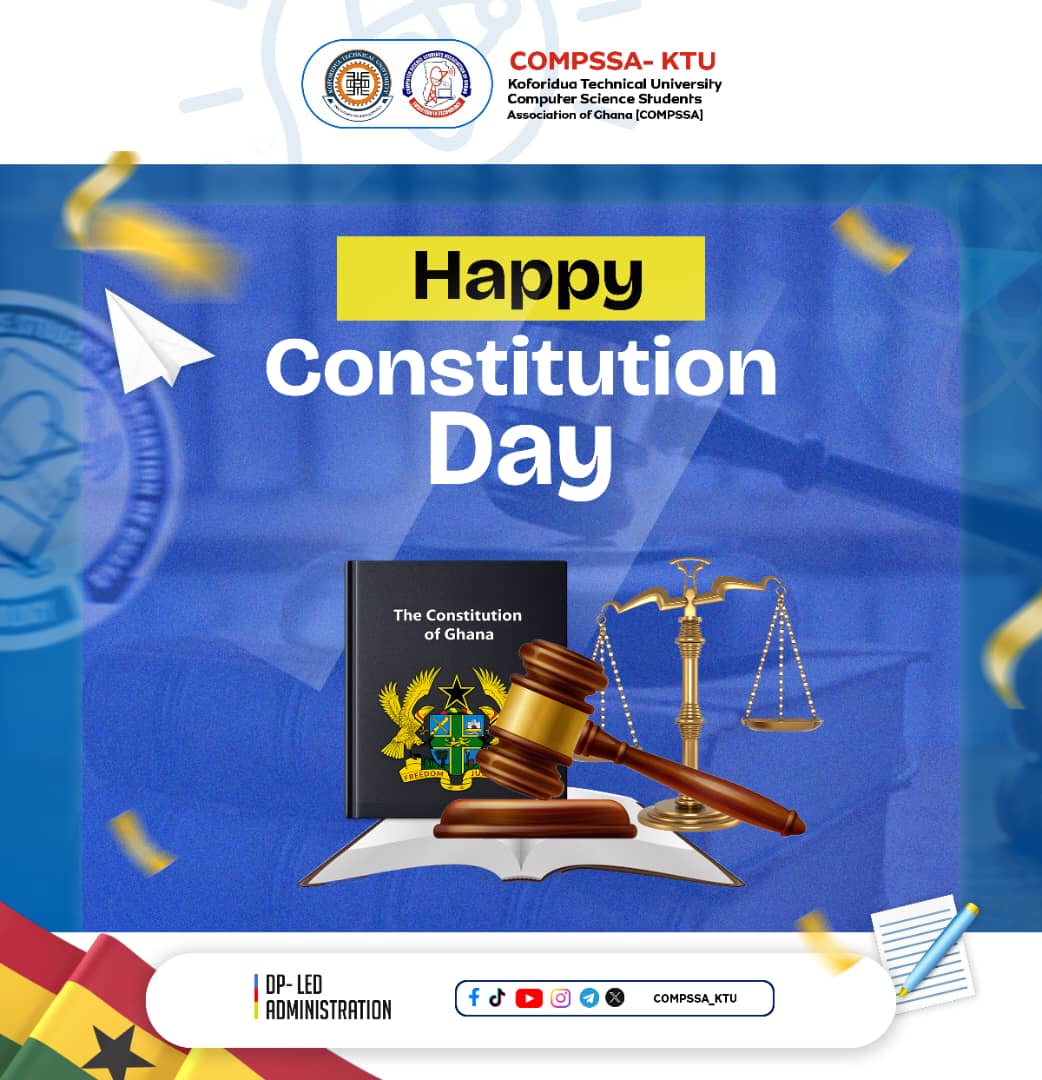 Happy Constitution Day🎊🎉🎉

©️COMPSSA EDITORIAL AND PUBLICITY