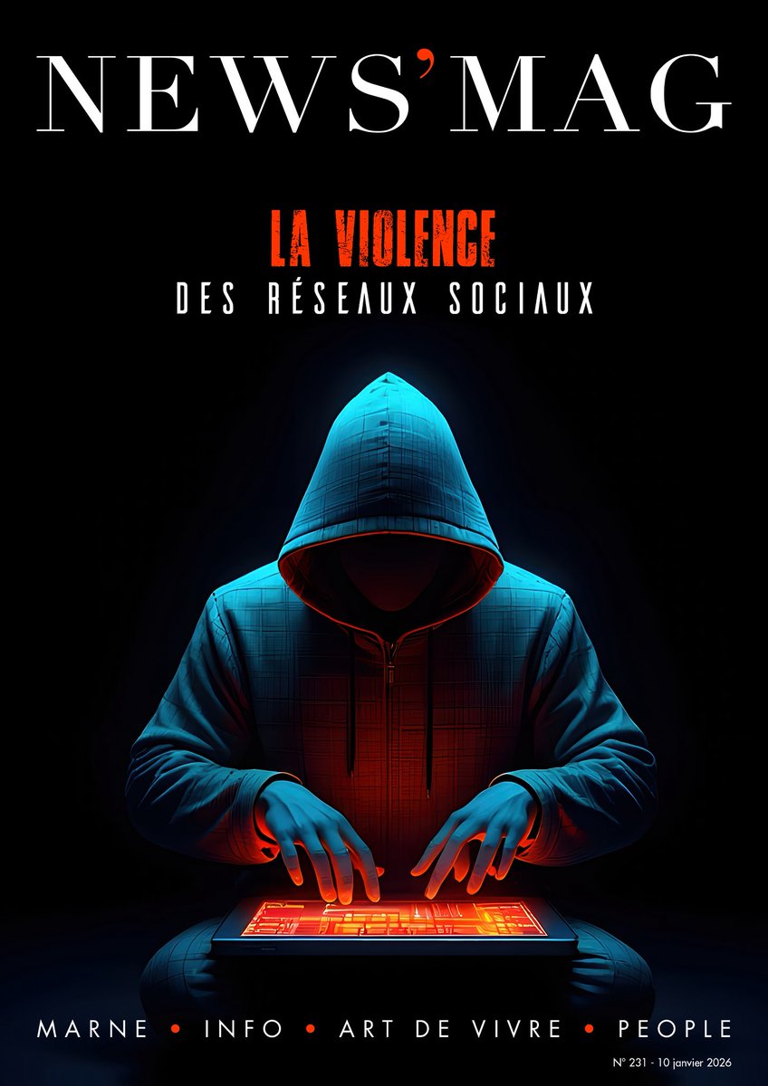 NewsMagChamp's tweet image. @NewsMagChamp sera exceptionnellement distribué demain 08/01 à cause des conditions météorologiques ❄️
🚨La violence des réseaux sociaux🚨
✅ Mais disponible dès aujourd’hui en intégralité en lecture digitale :
👉🏼 calameo.com/books/00467338…
#Reims #Chalons #Epernay #Marne #Champagne