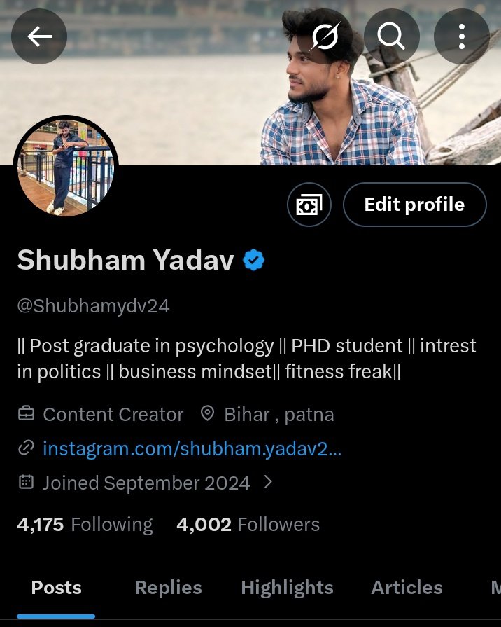 Shubham Yadav tweet media