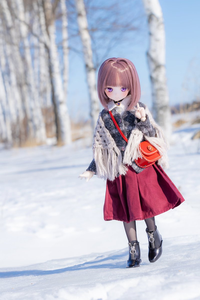 凛花「寒くても　私は平気ですよ～」

#FWっ娘 
#moment_doll 
#BorderlineToybox