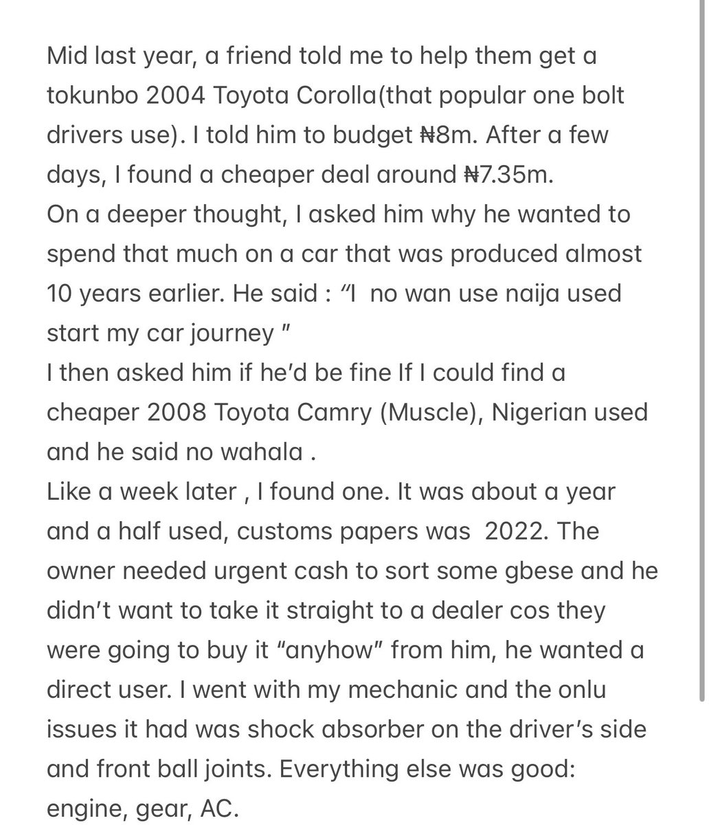 sxdiqcarter_'s tweet image. f you are a young person saving up for your first car, take your time and read this . I have something for you