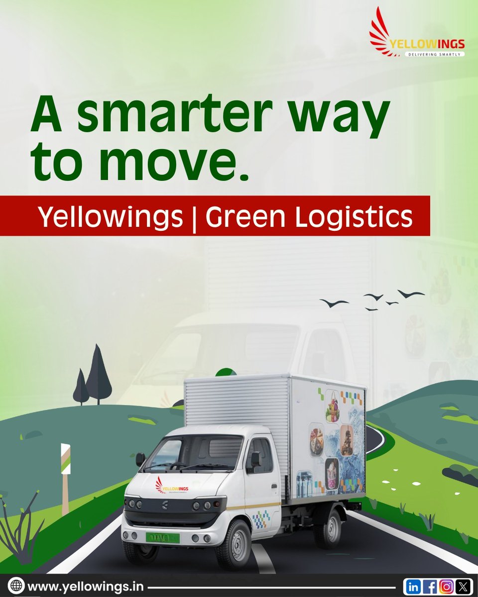 _yellowings_'s tweet image. Less noise. Lower emissions. Smarter miles. 🌱⚡

Yellowings delivers efficiency with purpose—clean, quiet, future-ready logistics.

#GreenLogistics #EVLogistics #CleanMobility #LastMileDelivery #NetZero #SmartLogistics #EVIndia