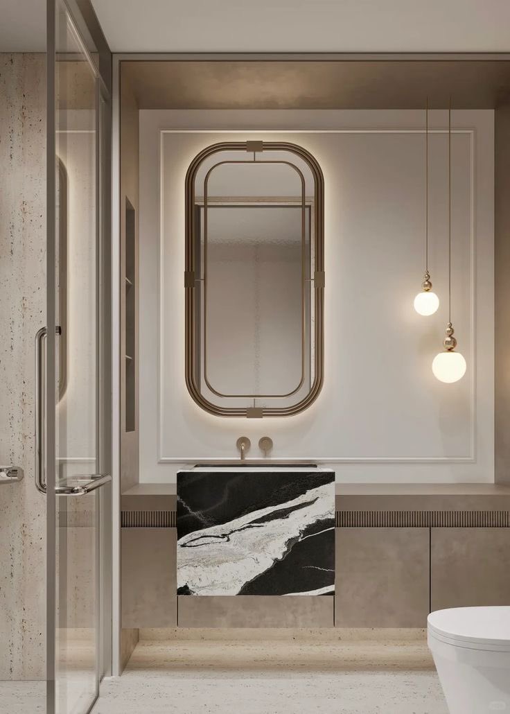 تصميم فخم مناسب لمغاسل الضيوف💡🤍