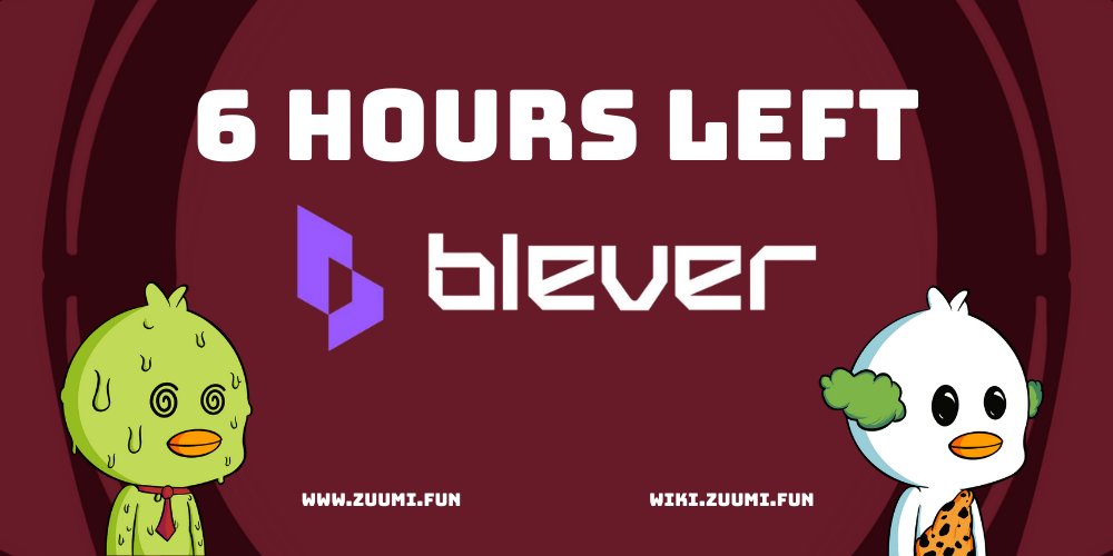 ⏳ 6 HOURS LEFT

Who wants to mint a Diamond NFT?

app.blever.xyz/drops/zuumi