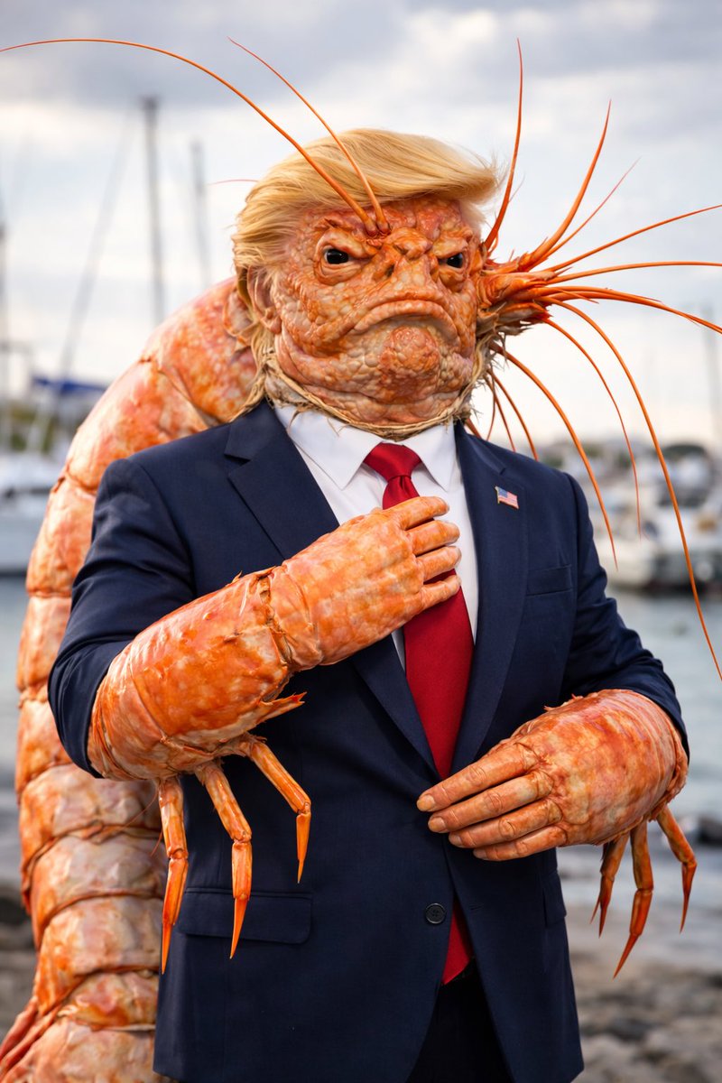 I give you Shrump. A more acceptable kind of Trump for Danes and Greenlanders. #Trump #GreenlandIsNotForSale