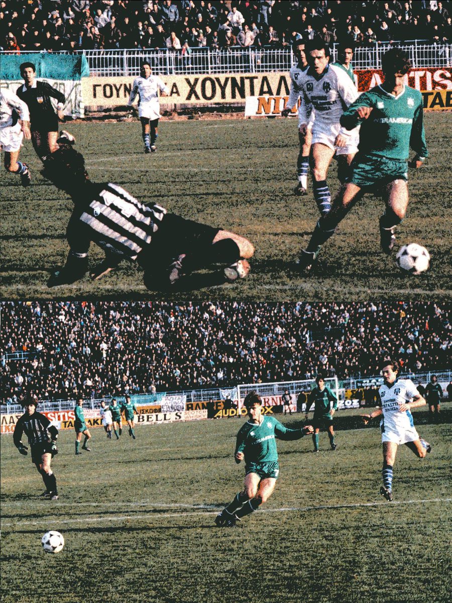 paofc_'s tweet image. 07.01.1990: Where the legend began. Warzycha’s first goal. 🇵🇱⚽️
#Panathinaikos #PAOFC