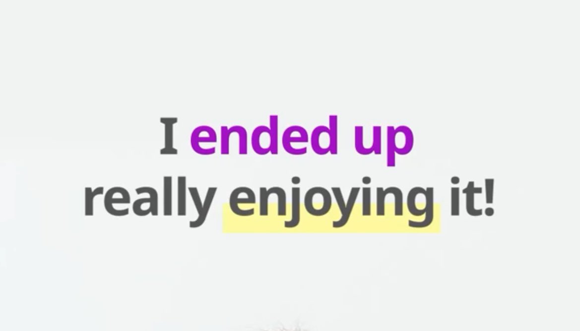 thought: 하기 전에 내 생각이니 과거형
would be: 예측이기 때문
나는 자원봉사가 지루할거라고 생각했어. 

ended up+v-ing
-경험 끝에 어떤 기분이었는지에 초점이기 때문 두 형식을 합치면 예측+결과