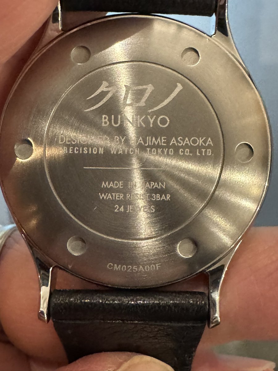 クロノトウキョウ の新作37mm INSEKI '隕石'実機みせて頂きました 展示