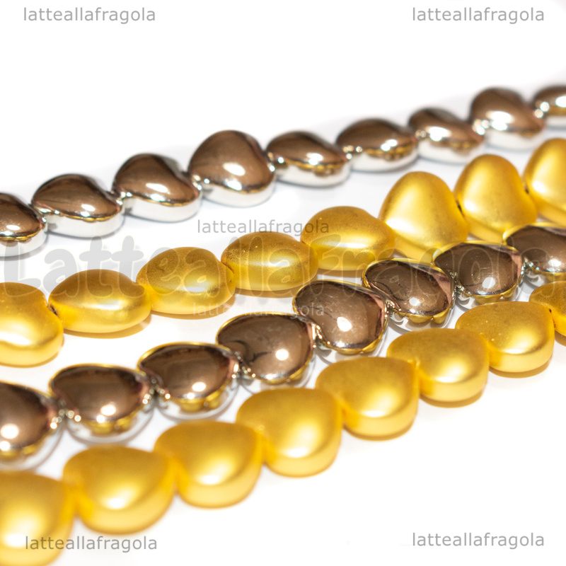 LatteAllaFragol's tweet photo. Nuovi arrivi che fanno battere il Cuore! ❤️✨
In Ematite e in Acciaio Inox, perfetti per le Tue Creazioni più romantiche o per un tocco di dolcezza ogni giorno. 
Li trovi già sul sito https://t.co/oTJsFAszsA
#materialicreativi #DIYjewelry #SanValentino2026 https://t.co/jE6in4cF7N