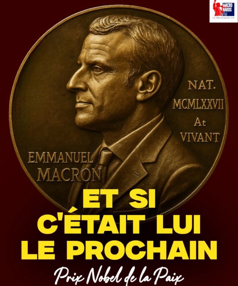 Alors que le monde entier salue les décisions prises hier autour d’<a href="/EmmanuelMacron/">Emmanuel Macron</a>, que Paris devient la capitale mondiale de la Paix, le temps est venu de faire campagne pour que le President de la Republique 🇫🇷 devienne cette année Prix Nobel de la Paix ! Nous devons nous