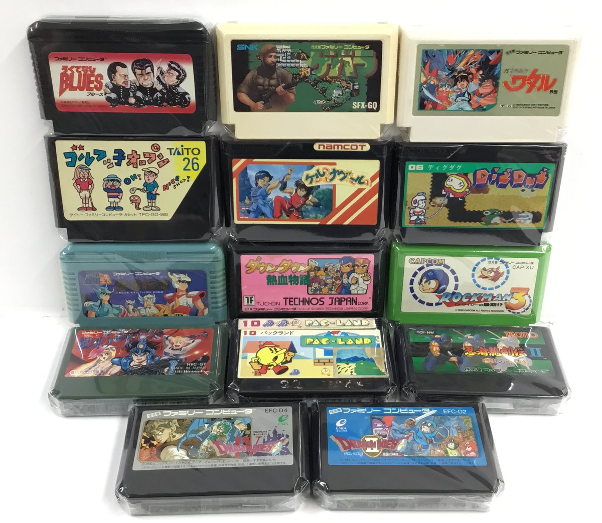 FC ファミコン まとめ99本 ダブりなし【バラ売り可】【早い者勝ち】 ファミコン ソフト買取りました!! #ろくでなしブルース #ゲバラ #魔神