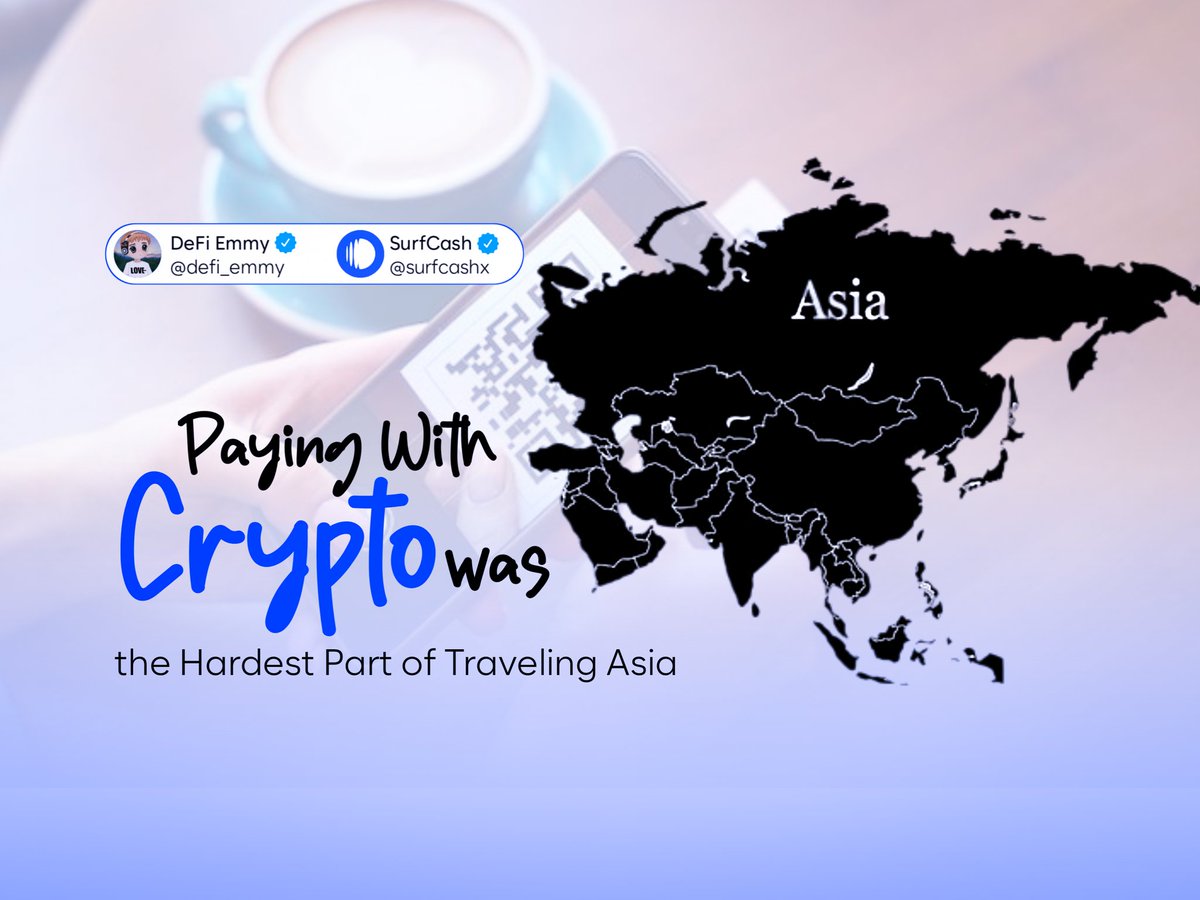 As a crypto traveler, @surfcashx saved me thousands of dollars last year in  fees, bad exchange rates, and payment friction. In 2026, if you earn crypto  and live or move across Asia,