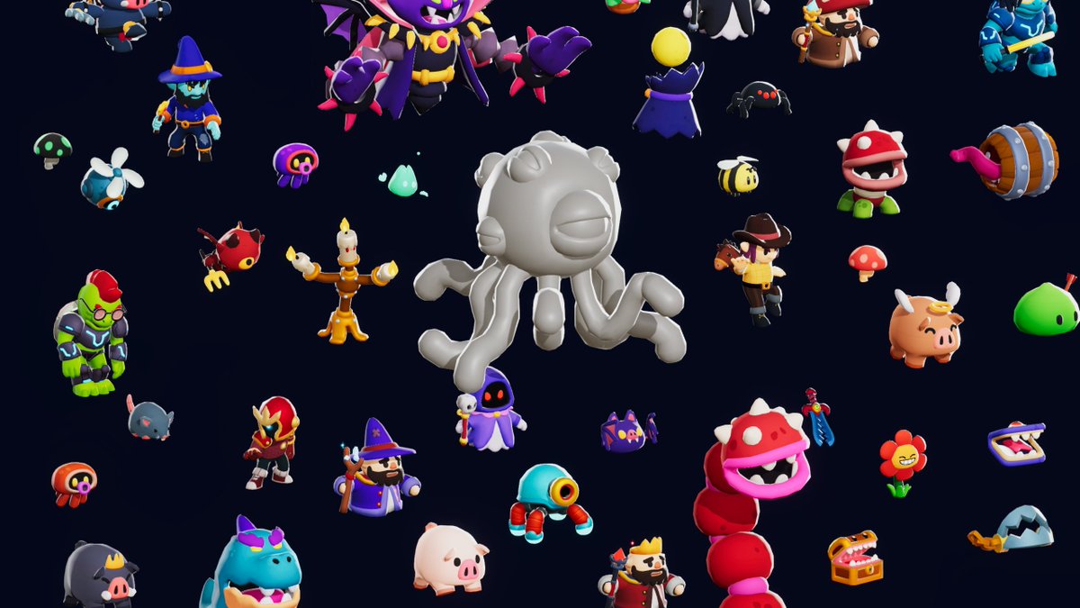 Meshtint's tweet photo. 👾 New boss character Work in progress.
We’d love your input:
👉 What kind of boss characters would you like to see next?(Elemental, undead, mechanical, giant beasts, something unexpected?)
#gamedev #unity3d #gameassets #bossdesign #monsterdesign #indiedev #meshtint https://t.co/yuhBgdHBRv