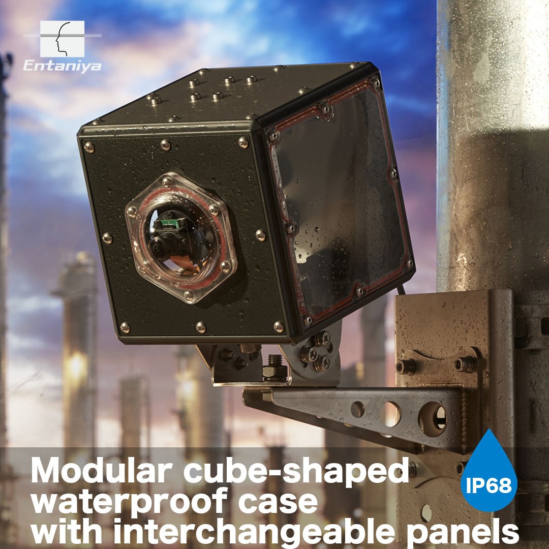 Customize by swapping panels.
A new concept cube-style waterproof case.

Designed with a modular panel system,
this enclosure lets you adapt to different cameras, sensors, and devices
while keeping reliable waterproof protection.

Flexible. Modular. Waterproof.

#WaterproofCase