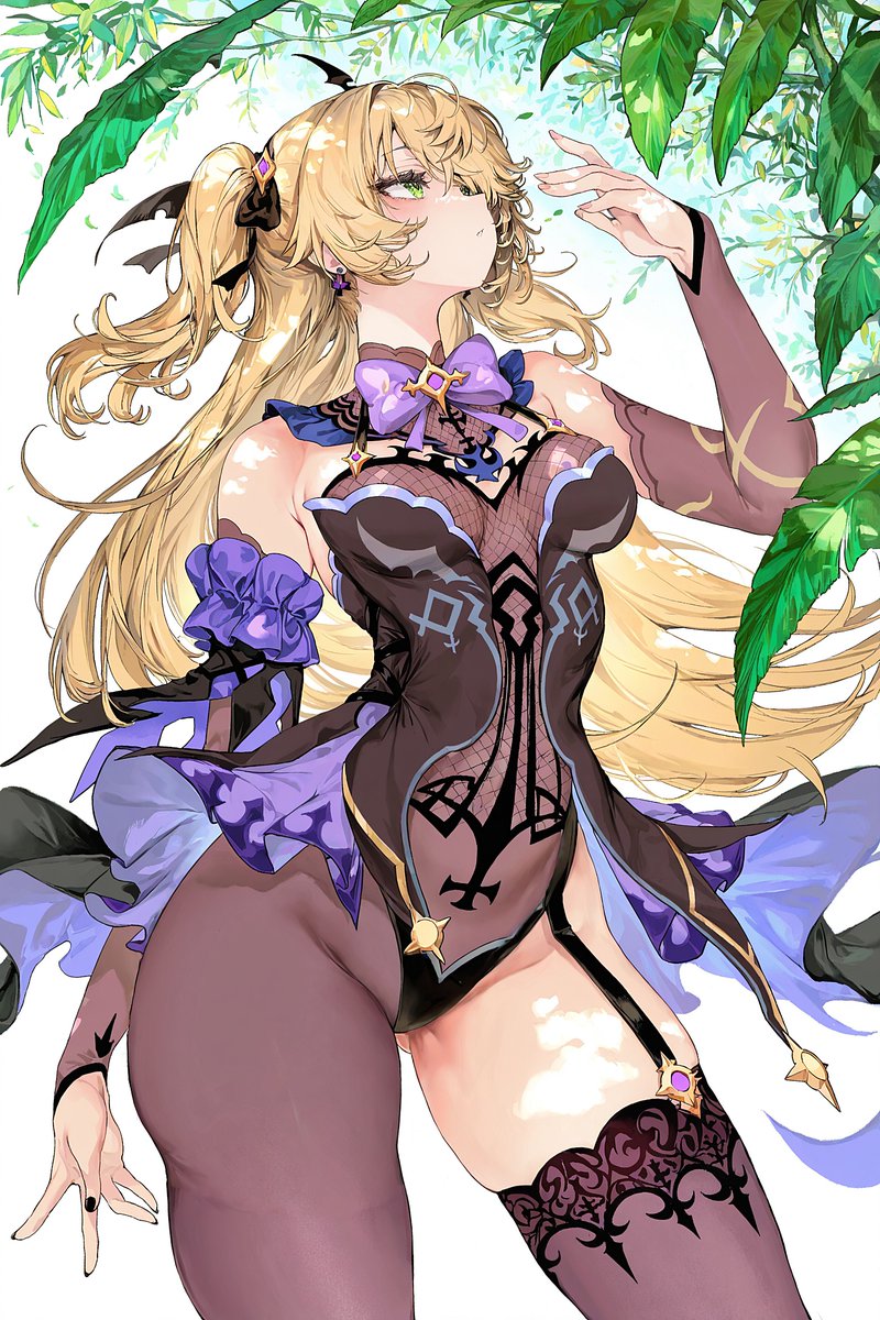 finasumbrella's tweet image. フィッシュル 🍃
#GenshinImpact 

SFW illustration.