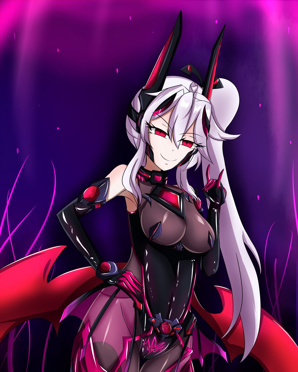 一日遅れてしまいましたが、こちら、同人ゲーム「聖幻 仮面姫 オーロラ.クリスタル 追放された機械の楽園」が発売一ヶ月記念に描いたFAです
主人公じゃなくて本編途中で洗脳されて悪堕ちした先輩の姿がエッチだったので描きました(*'▽') 