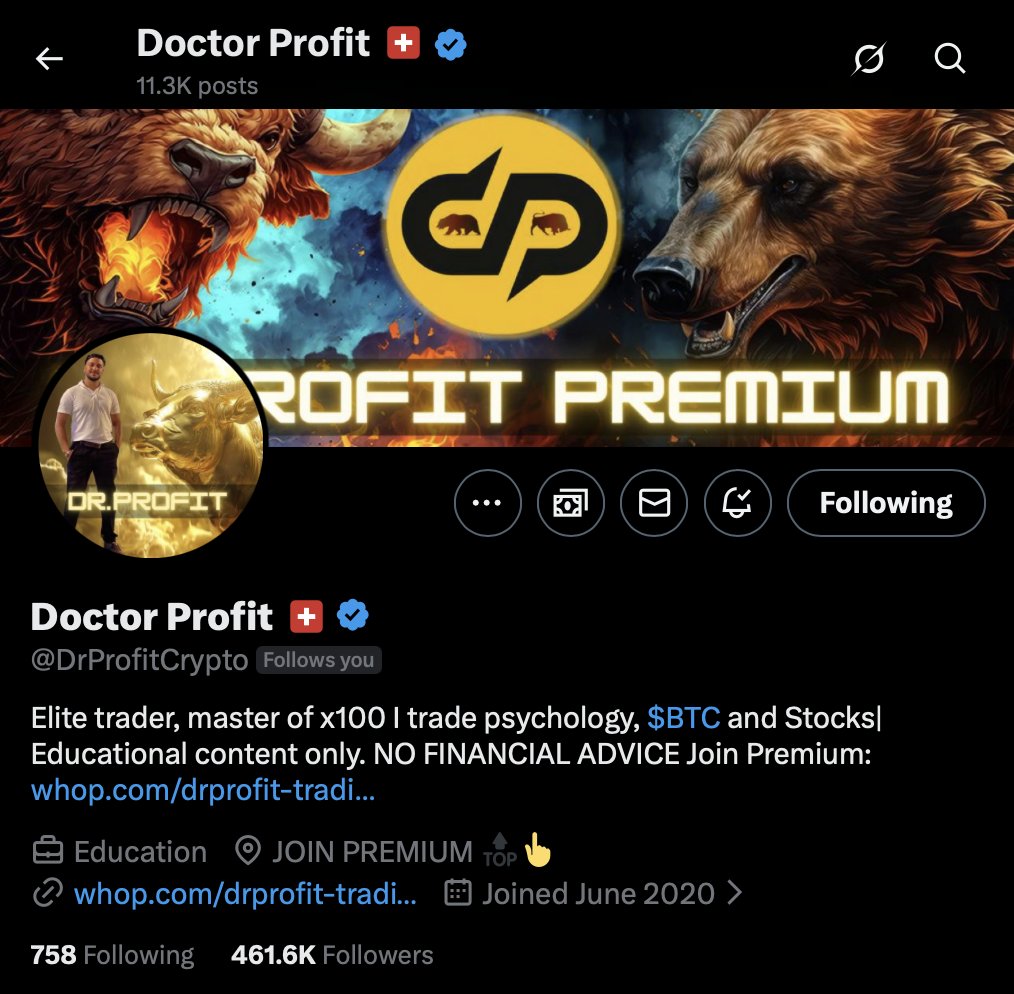 Doctor Profit 🇨🇭 (@DrProfitCrypto) / Posts and Replies / X