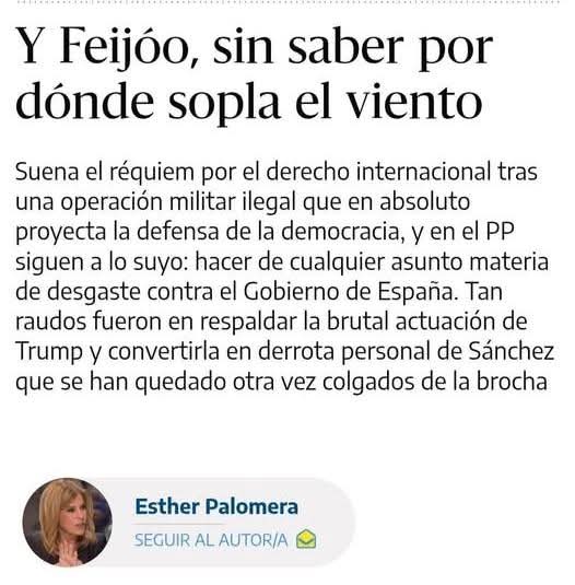 jebl_'s tweet image. Pedro Sánchez ha adoptado una postura de confrontación directa contra lo que califica como el "afán imperialista" de Donald Trump, centrando su rechazo en la violación del derecho internaconal y la soberanía de los Estados...
¿Cuál es la postura de Feijóo y Abascal?..