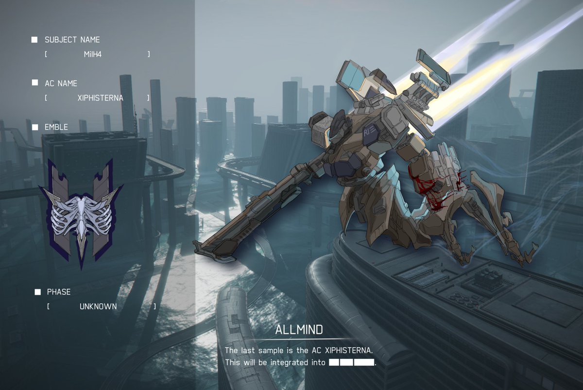 Sweetrollrobber's tweet image. Commission for my friend
#アーマード・コア  #ARMOREDCORE
#AC6