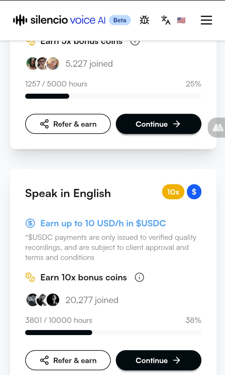 If you ain't paying attention to <a href="/silencioNetwork/">Silencio</a> this 2026, you're missing on a sleeper.

It's the largest decentralized sound data layer with 1.4M+ sensors across the globe.

My stats on Silencio AI:

🔹2,361 records
🔹10M+ coins
🔹34hrs done
🔹$34 paid

(See comments to join)