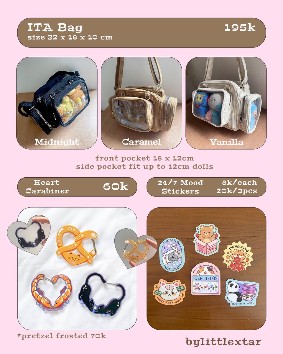 bylittlextar's tweet image. ⭐️ Under the Sea
Keychain, Jibbitz and Shoelace charm

⭐️ Heart Carabiner

⭐️ 24/7 Mood Stickers

#Cocoma4 #Cocoma4Catalogue #Biggledot