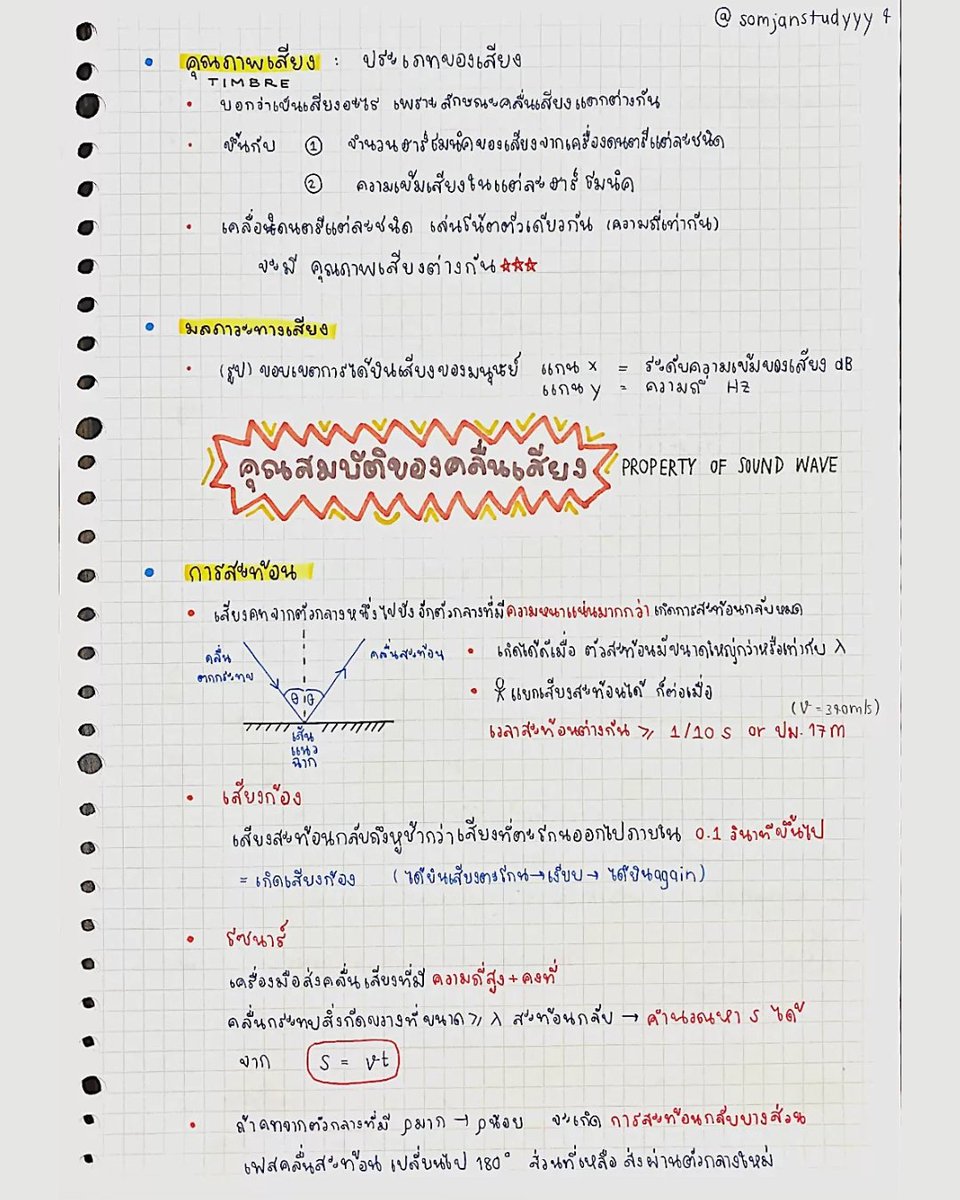 สรุปฟิสิกส์ "คลื่นเสียง ม.5"🌡️

📗 #Clearnote ขอขอบคุณสรุปจาก คุณ somjanstudyyy
💬 หากเป็นประโยชน์ ติดตามไว้เลย
จะได้ไม่พลาดสรุปเด็ดๆ ตลอดเทอม! 🩵

📝 นี่ยังไม่ใช่ทั้งหมด!
อ่านฉบับเต็มได้ที่ ⬇️
clearnotebooks.com/th/notebooks/1…
—
#ฟิสิกส์ #เสียง #physics #ชีทสรุป #dek70