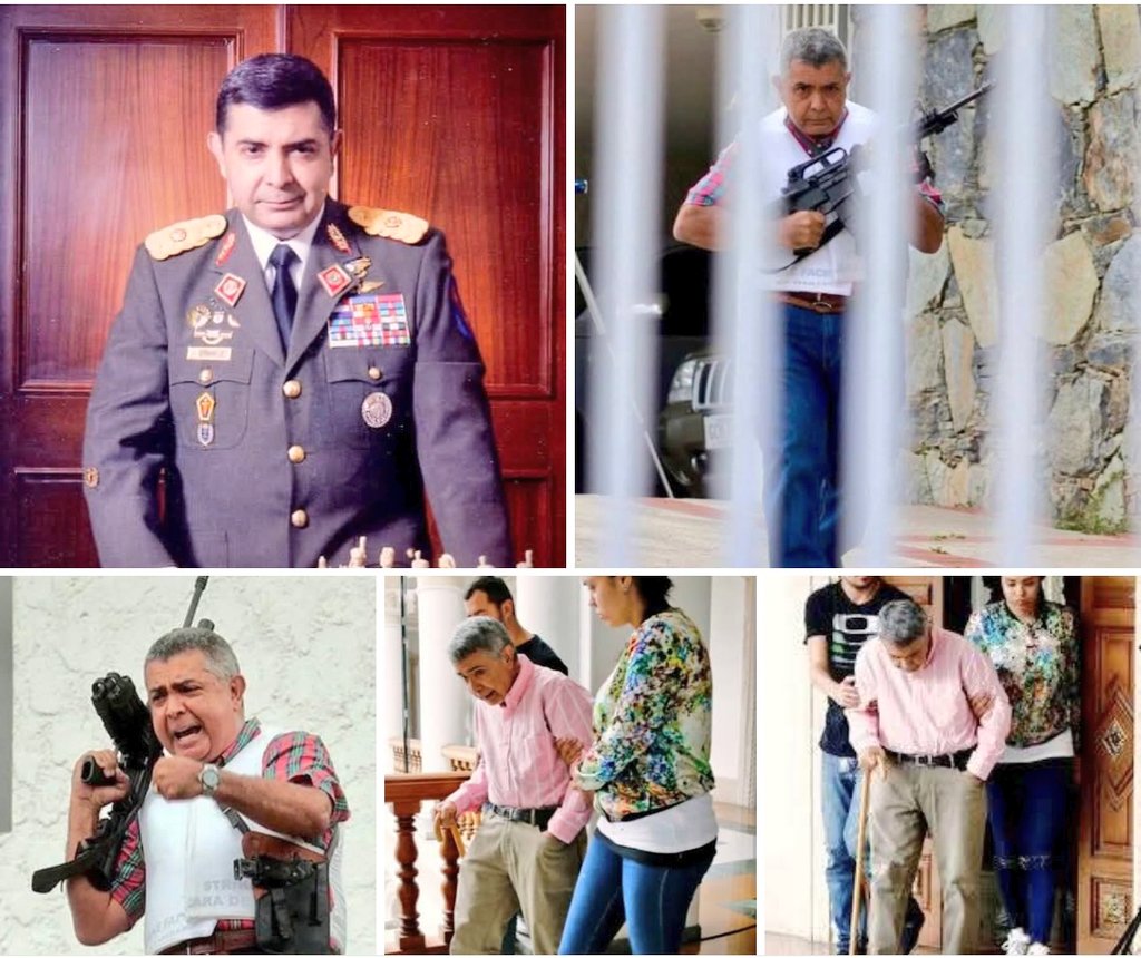 Este es el general venezolano Ángel Vivas  — un símbolo de resistencia contra el comunismo chavista y la opresión en Venezuela.

Crítico desde hace muchos años del comunismo racial de Chávez y Maduro, Vivas se enfrentó a la Contrainteligencia Militar del régimen durante las