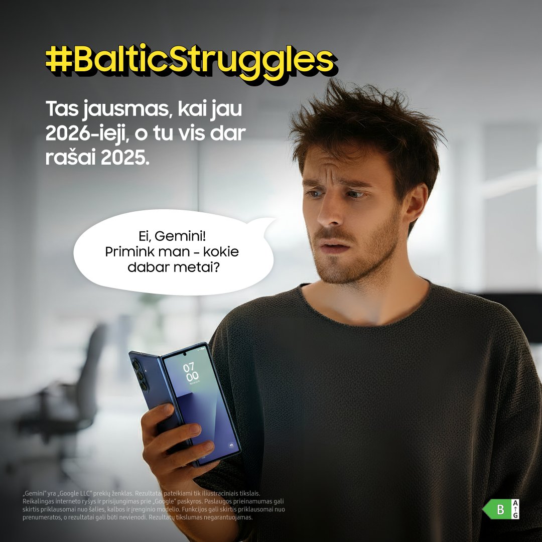 Samsung Lietuva tweet media