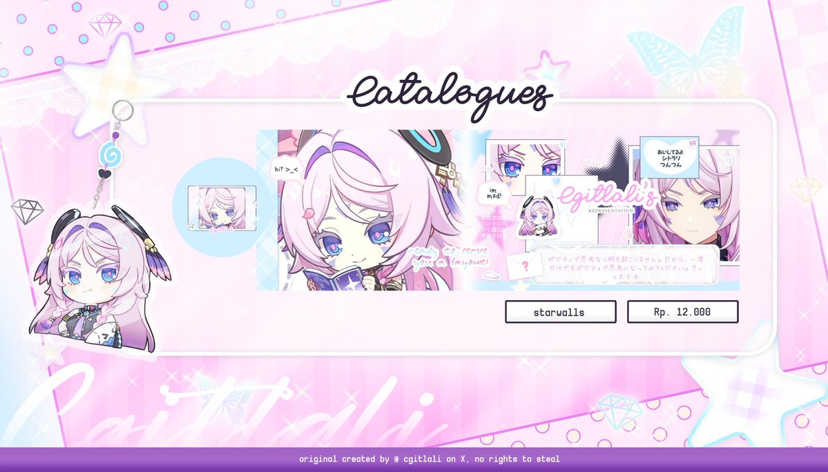 cgitlali's tweet image. hi repOs_t dunxx maaciii 🎀👋🏻

aku ada setup baru dan dua layout 2d baruw nih yg butuh di ospek, apakah ada kesamaan dengan BA lain? dan apakah prici nya dan okeee? klw ada kesamaan harap kindly ditegur by dm yh man-timun !! 🌟🫶🏻

#zonauang