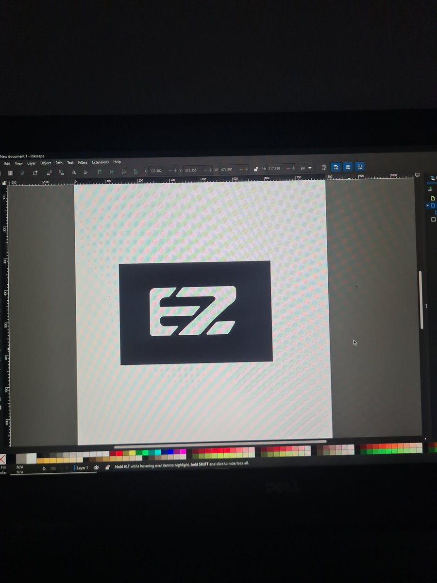 Who knew I could design a logo😆. First time trying. I'm so proud of myself.
From this                                to that