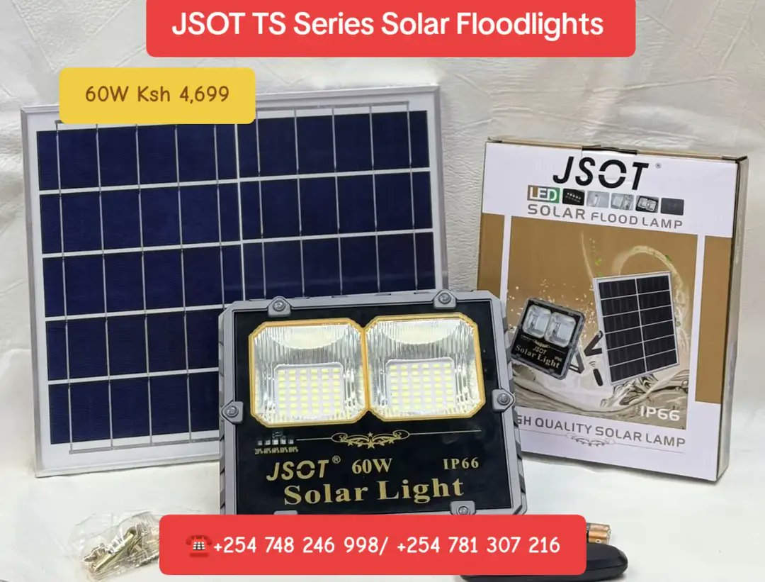 dandy_solutions's tweet image. JSOT TS/R Solar Floodlights with dusk to dawn lighting 

☎️+254 748 246 998/ +254 781 307 216
📍 Hannah's Center Ruaka  Town
🚚 We deliver countrywide
🌐 dandysolutions.co.ke

#400w #300w #200w #solarfloodlight #100w